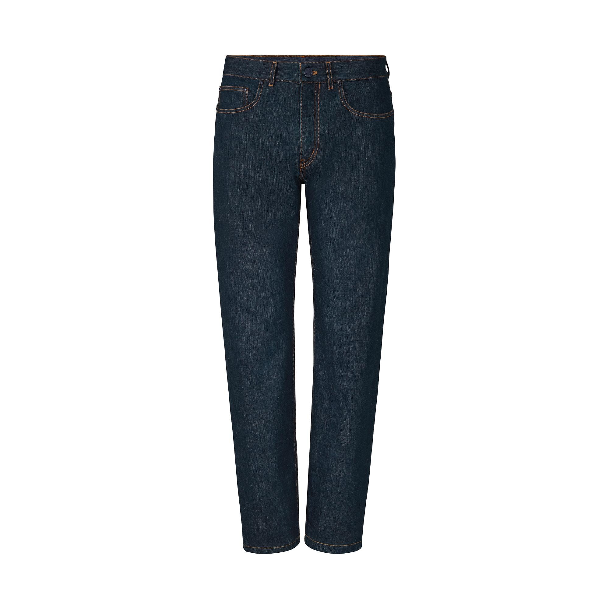 【最安値】LOUIS VUITTON DENIM PANTS 27inch Wide Leg Fit Denim Pants - Men - Ready-to-Wear | LOUIS VUITTON ®
